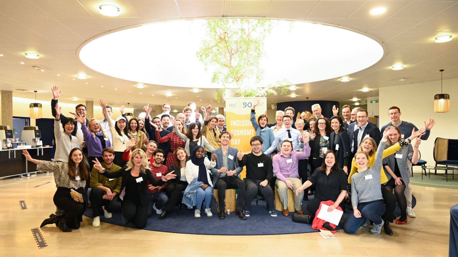 Les participants à la conférence HEC Inclusive Economy Day