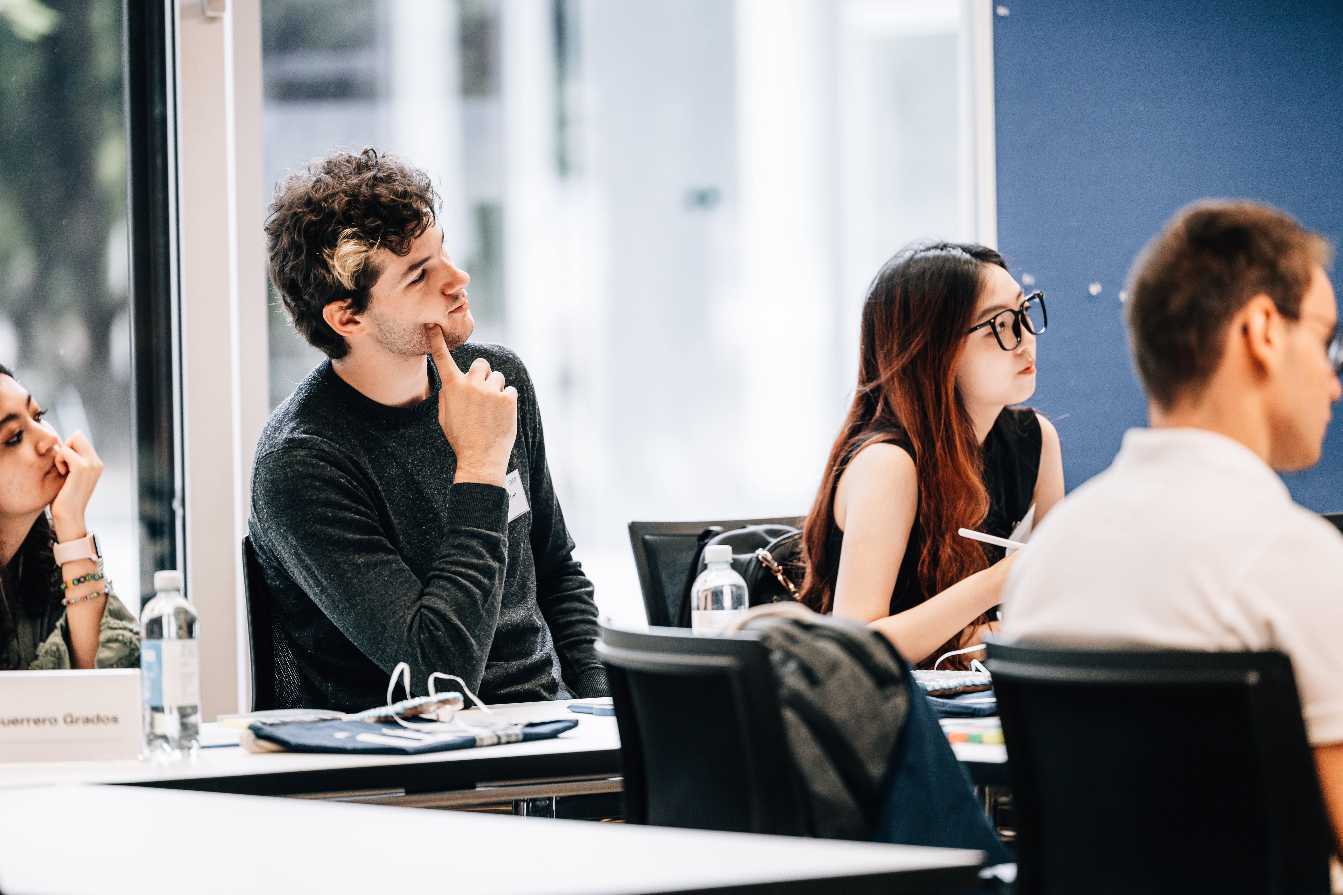 Students in class