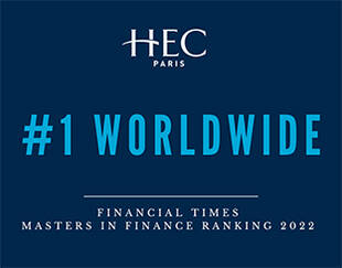 HEC Paris Master in Finance 1st of FT Ranking - June 13, 2022