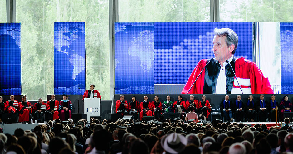 HEC Paris 2022 Commencement Ceremony - Eloïc Peyrache, HEC Paris Dean